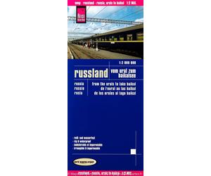 Carte routière - Russie (de l’Oural au lac Baikal) | Reise Know How