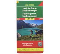 Carte routière : Salzburg, mit Ortsverzeichnis und Postleitzahlen