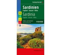 Carte routière - Sardaigne | Freytag & Berndt