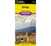Carte routière - Sicile | National Geographic