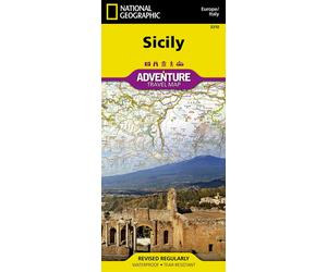 Carte routière - Sicile | National Geographic