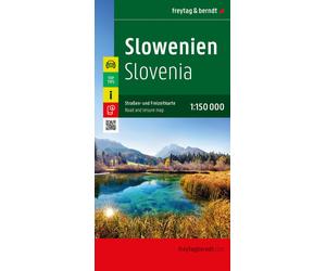 Carte routière - Slovénie au 1/150 000 | Freytag & Berndt