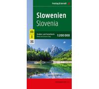 Carte routière - Slovénie au 1/200 000 | Freytag & Berndt