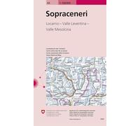 Carte routière : Sopra Ceneri