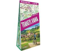 Carte routière stratifiée de la Transylvanie 1:250 000
