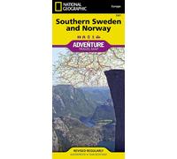 Carte routière - Suède Sud & Norvège Sud | National Geographic