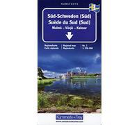 Carte routière : Suède Sud (Sud)