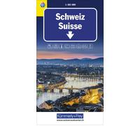 Carte routière - Suisse | Kümmerly & Frey