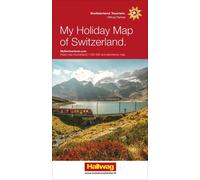 Carte routière - Suisse, ma carte des vacances | Hallwag