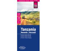 Carte routière - Tanzanie, Rwanda & Burundi | Reise Know How