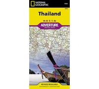 Carte routière - Thailande | National Geographic