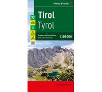 Carte routière - Tyrol (Autriche) | Freytag & Berndt