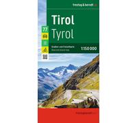 Carte routière - Tyrol (Autriche) | Freytag & Berndt