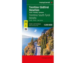 Carte routière - Tyrol du Sud, Trentin & Vénétie | Freytag & Berndt