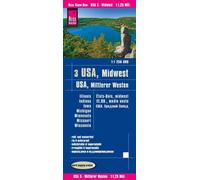 Carte routière USA n° 3 - Midwest | Reise Know How