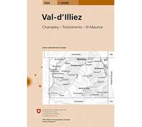 Carte routière : Val d'Illiez