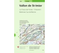 Carte routière : Vallon de Saint-Imier