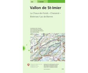 Carte routière : Vallon de Saint-Imier