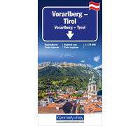 Carte routière - Vorarlberg &Tyrol | Kümmerly & Frey