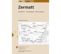Carte routière : Zermatt