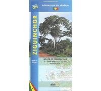 Carte routière - Ziguinchor | Laure Kane