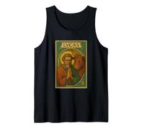 Carte Sainte évangéliste Luke (Lucas) avec Le Symbole du Taureau Débardeur