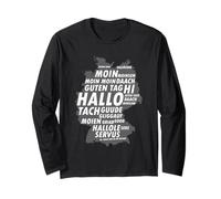 Carte Salutations Régionales Allemagne Dialecte Manche Longue