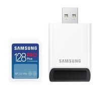 Carte Samsung PRO Plus SDXC 128 Go UHS-I + lecteur SD pleine taille (2023)