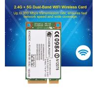 carte sans fil 2.4g + 5g bi-bande wifi mini pci-e pour hp / / dell / acer