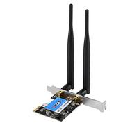 Carte sans Fil Double Bande PCIE 433 Mbps Carte Réseau WiFi Bluetooth 4,0 Bi-Bande 2,4G/5G Adaptateur Wireless PCI Express Intel Carte pour Ordinateurs de Bureau Systèmes WIN7,WIN8,WIN8,1,WIN10