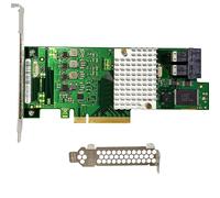 Carte SAS HBA Compatible LSI 9300-8i IT Mode et D3307, Carte d’Extension PCIe SATA, 8 Ports 12Gb/s PCIe 3.0, Prise en Charge SAS Expander, 2X SFF-8643 internes pour NAS ZFS TrueNAS unRAID