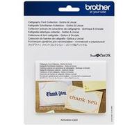 Carte ScanNCut SDX polices de caractères de calligraphie - Gothique & Onciale - Brother G