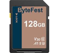 Carte Sd 128Go, Carte Mémoire Sd Uhs-1 Classe 10, A1, U3, V30, 4K Uhd Vidéo, Pour Appareil Photo, Dslr, Photographe Professionnel