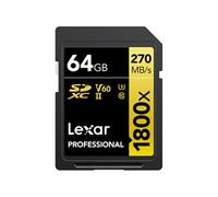 Lexar - SDXC 64 Go Professional UHS-II 1800x (270Mb/s)