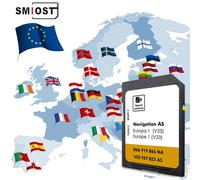 Carte SD 32 Go pour système de navigation automobile VW AS V23 MIB2 avec logiciel de cartes GPS, dernière version 2026 for VW AS V23 no USB