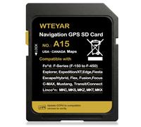 Carte SD A15 2026 pour Ford/Lincoln SYNC2 - Pas d'abonnement, pas de concessionnaire nécessaire, navigation USA/Canada, GM5T-19H449-AJ, compatible F-150 Escape Edge Explorer MKC MKZ MKX