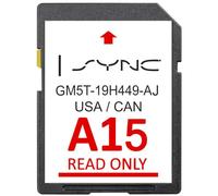 Carte SD A15 compatible avec Ford/Lincoln, comprend de nouvelles routes mises à jour États-Unis et Canada - Système de navigation Sync 2