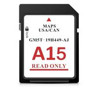 Carte SD A15 de navigation 2025 compatible avec Sync 2 Ford & Lincoln F-150, Escape, Explorer, Fusion, Edge, Mustang, MKZ, Navigator, Covers USA & Canada (GM5T 19H449 AJ)