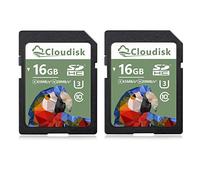 Carte SD cloudisk Carte Flash uhs sdxc Pack de 2 (16GB)