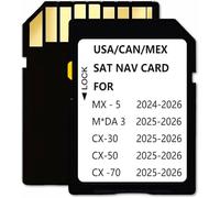 Carte SD de navigation 2025 2026 compatible avec Maz*da 3 (2025 2026), Cx-30 (2025 2026), Cx50 (2025 2026), CX-50 Hybrid (2025 2026), Cx70 (2025 2026), MX-5 (20) 24-2026)