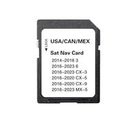 Carte SD de Navigation améliorée avec dernière Version de Cartes Compatible avec 3 6 CX-3 CX-5 CX-9 MX-5 2014-2023 USA/Canada/Mexique Nouvelles Cartes