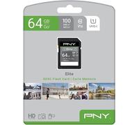 Carte SD Elite - 64 Go - PNY