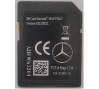 Carte SD GPS MERCEDES GARMIN MAP PILOT Europe 2021 2022 - STAR1 - v17 - A2189062204