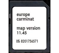 Carte SD GPS Navigation Europe 2025 (v11.45) - Compatible avec Tomtom Carminat Renault - réf. 8201756571