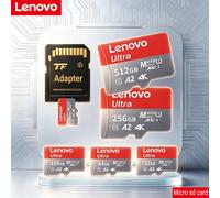 Carte SD haute vitesse Lenovo originale 512 Go, Micro TF 128 Go, 256 Go Classe 10 A2, transfert rapide, mémoire pour téléphones, appareils photo numériques, PC 512GB