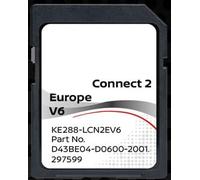 Carte SD Navigation GPS Europe 2021 v6 - Base de Données Q3.2019 - D43BE04-D0600-2001 Compatible avec Nissan Connect 2 LCN2