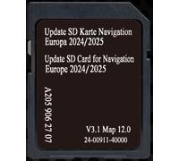 Carte SD Navigation GPS Europe 2024 2025 v12 - A2059062707 Compatible avec Mercedes Garmin Map Pilot NTG5.5