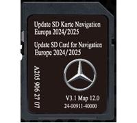 Carte SD Navigation GPS Europe 2024 2025 v12 - A2059062707 compatible avec MERCEDES GARMIN MAP PILOT NTG5.5