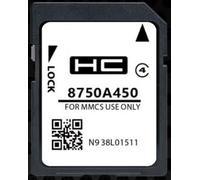 Carte SD Navigation GPS - Europe - 2024.A Compatible avec Mitsubishi - MMCS E11 E12 W13 (A450)