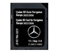 Carte SD Navigation GPS Europe 2025 2026 v13 - A2059062807 compatible avec MERCEDES GARMIN MAP PILOT NTG5.5